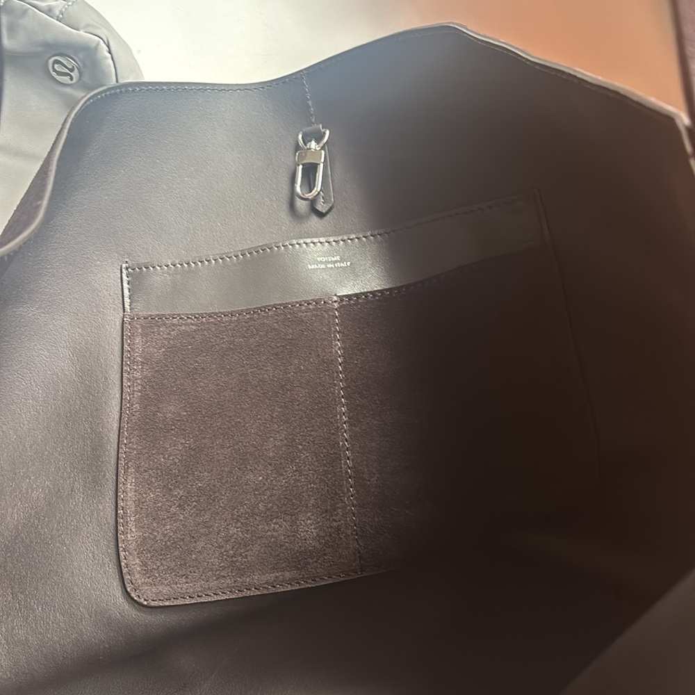 Toteme Belted suede tote espresso - Picture 3 of 7